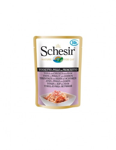 Schesir Cat Tuna,Piletina i Šunka